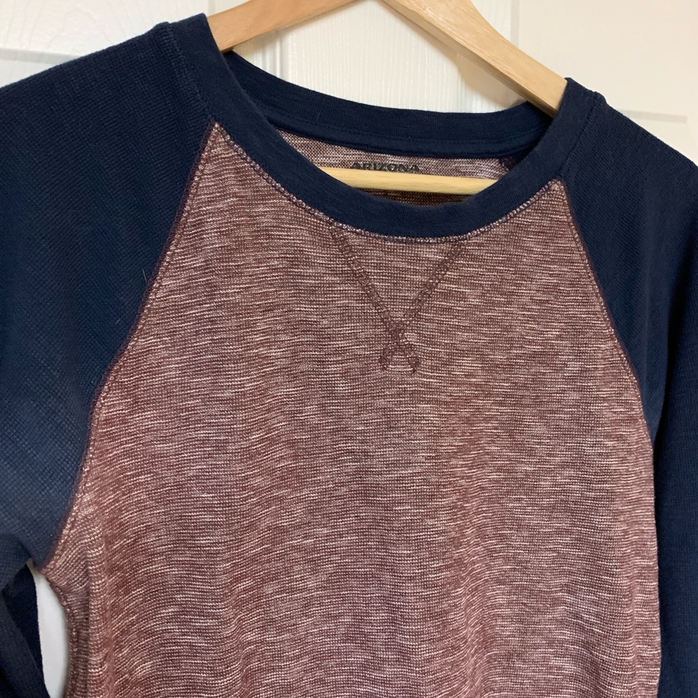 Long sleeve Arizona waffle weave tee